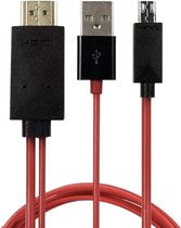 Universele MHL Micro USB HDMI 1080P HD TV Display Adapter Kabelel - Transmissie Voor Mobiele telefoon, TV, Projector, PC - Scherm Synchronisatie - 2 meter
