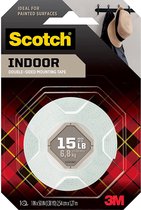 Scotch - Dubbelzijdige Montagetape - Wit - voor binnen - tot 6.8kg