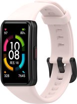 KELERINO. Siliconen bandje geschikt voor Huawei Band 6 - Roze