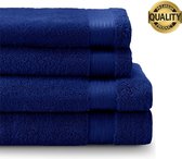 Premium Luxe Collectie, Handdoeken Zacht 100% Katoen, Premium Kwaliteit, 2 handdoeken en 2 badhanddoeken