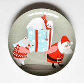 Kerst Rudolph Borden - Kerst Servies voor de hele familie - Gezellige Kerst Borden Tired Santa - Kerst Borden voor Kinderen