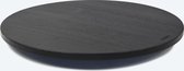 COOKX - Eiken draaiplateau L - Houten Serveerplank - Matzwart - 60 cm
