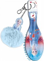 Disney Frozen mini haarborstel en sleutelhanger