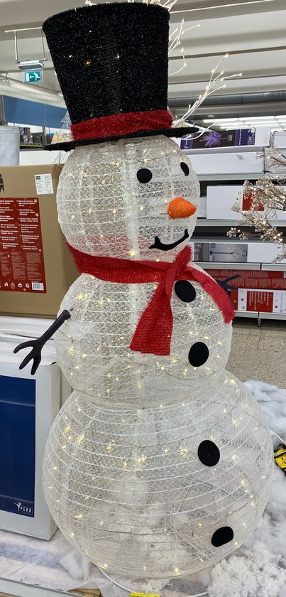 Sneeuwpop+LED verlichting - 180cm | bol.com