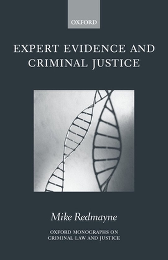 Expert Evidence and Criminal Justice - cover