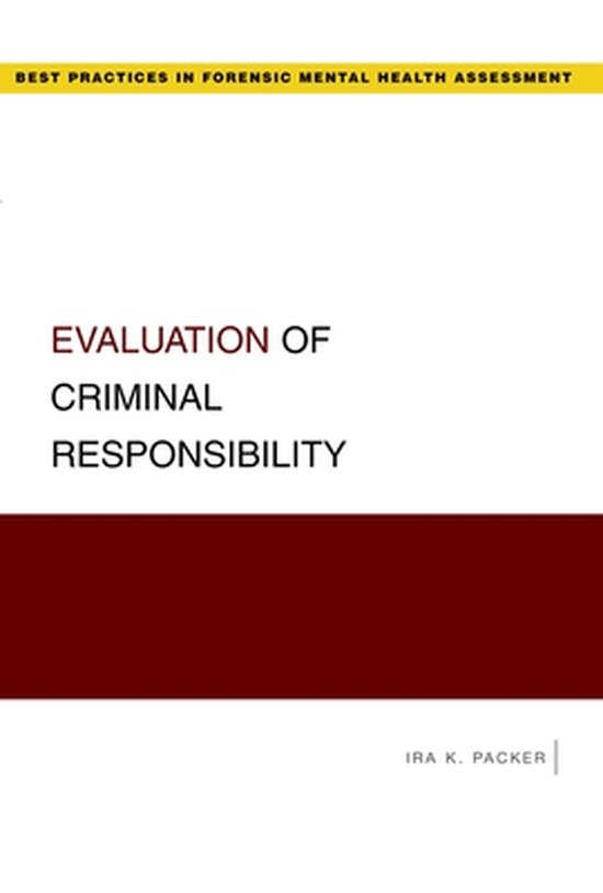 Evaluation of Criminal Responsibility - cover