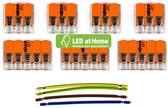 LEDatHOME - WAGO connector kit compatibel met 3x kabel voor 5 gats plafondkap