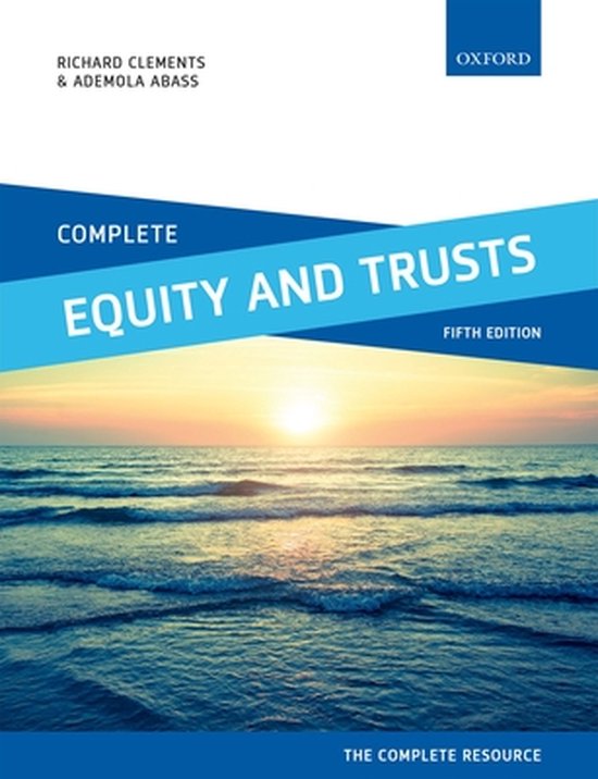 Complete Equity and Trusts - cover