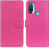 Book Case - Motorola Moto E20 / E40 Hoesje - Roze