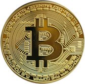 Bitcoin munt - 10 stuks - Bitcoin - Gouden munt - Munt - Verzamel object - Decoratieve verpakking - Inclusief hoesje - NEW MODEL - lIMITED EDITION