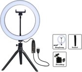 Waway® Led Ringlamp  | TikTok Lamp | Inclusief statief | Met Smartphonehouder | Studio Lamp