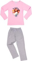 Spirit pyjama - lange mouw - roos - grijs - Maat 110 / 116 - 5 / 6 jaar