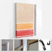 Set van abstracte handgeschilderde illustraties voor wanddecoratie, briefkaart, Social Media Banner, Brochure Cover Design achtergrond - moderne kunst Canvas - verticaal - 19624741