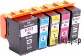 inktsjop Huismerk 202XL Kiwi  inktcartridges geschikt voor Epson 202 Multipack 5 stuks voor Expression Premium XP-6000 XP-6005 XP-6100