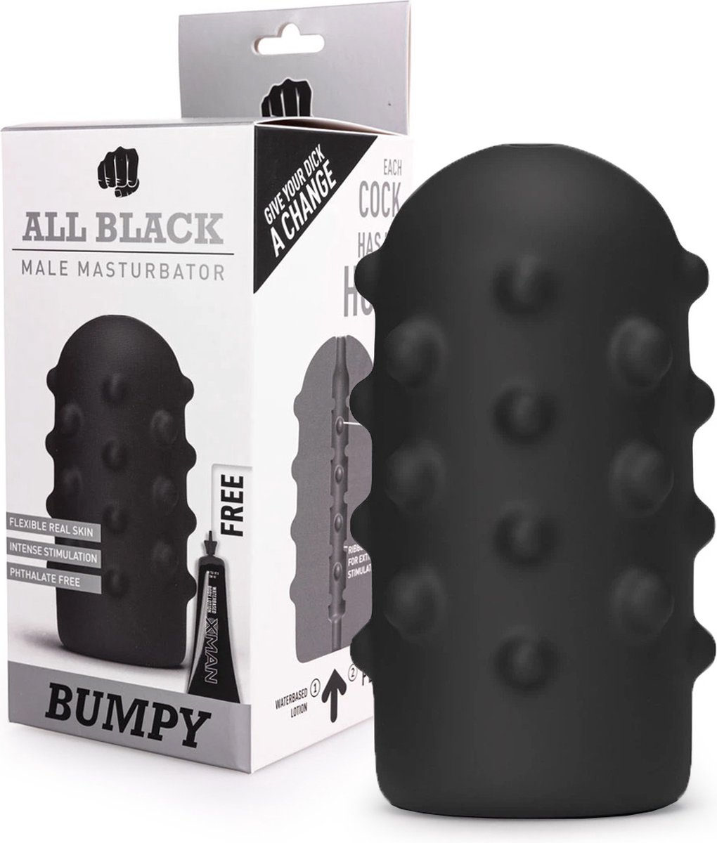 Goedkoopste All Black - Masturbator - Bumpy