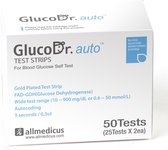 GlucoSafe/GlucoDr - Bloedglucose teststrips (2x25 stuks)