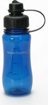 Brix - WaterTracker 0,5l - drinkfles - donker blauw - BPA vrij