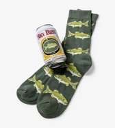 Little Blue House, grappige sokken, cadeau mannen, beer can socks