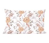 Sierkussen - Feuilles de Rose - Multicolore - 30 Cm X 50 Cm