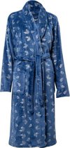 dames badjas ochtendjas Cocodream blauw XL