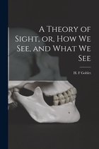A Theory of Sight, or, How We See, and What We See