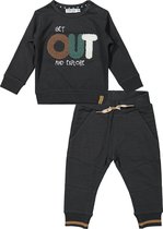 Dirkje SET(2delig) Broek Bruin en Sweater Bruin - 98