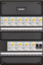 Eaton groepenkast, 10 aardlekautomaten, 1 hoofdschakelaar 2P