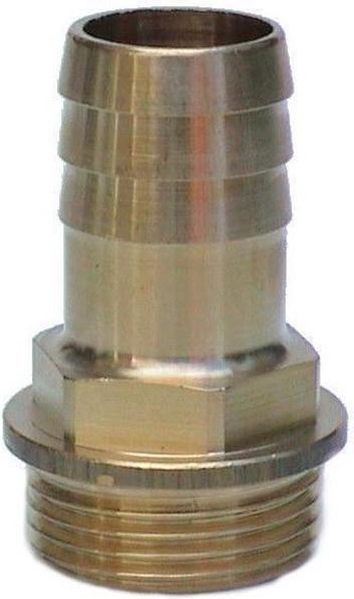 Embout de tuyau en Messing - 10mm x 1/2 - filetage mâle