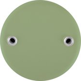 Filotto Holè plafondkap 2 snoeren - Ø10 cm - metaal - groen - rond