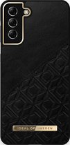 Ideal of Sweden Fashion Case Atelier Samsung Galaxy S21+ Embossed Black