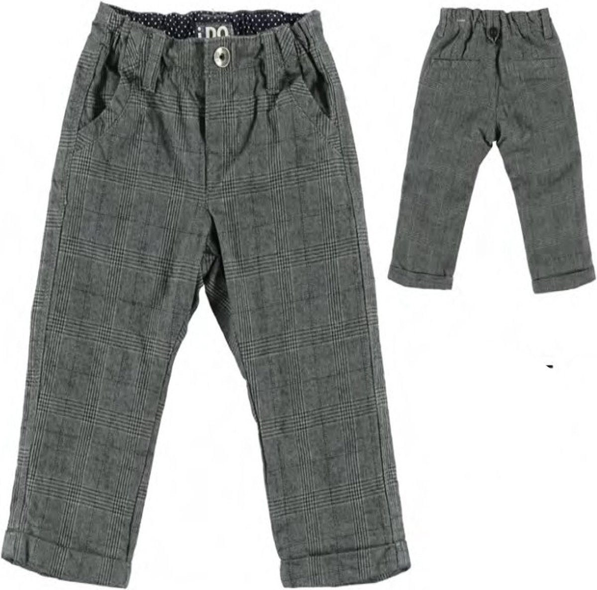 IDO Jongens broek - Grijs - Maat 74