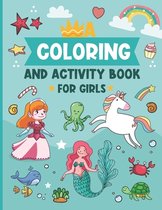 Coloring and Activity book for girls