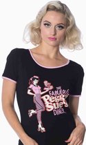 Dancing Days Dames Tshirt -L- DINER Zwart