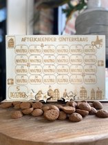 helpen Sjah Aas Houten aftelkalender - maat 28x18,5 cm - Sinterklaas - Ook verkrijgbaar  voor België... | bol.com