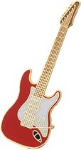 Jumbo speld Stratocaster, rood