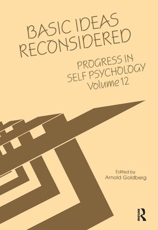 Progress in Self Psychology, V. 12 - cover