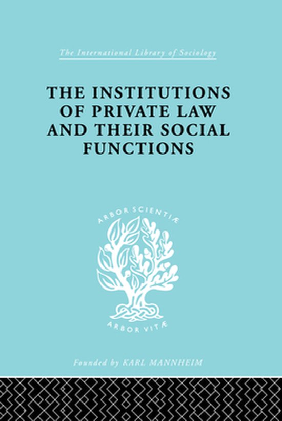 Inst of Private Law Ils 208 - cover