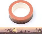 Halloween washi tape | goudfolie kruis | 15mm - 10m