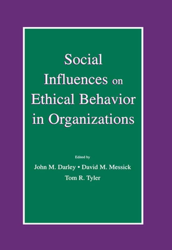 Organization and Management Series - Social Influences on Et ... - cover