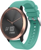 Siliconen Smartwatch bandje - Geschikt voor  Garmin Vivomove HR silicone band - aqua - Horlogeband / Polsband / Armband