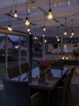 Konstsmide Lichtgordijn Binnen/buiten Energielabel: F (A - G) werkt op het lichtnet Aantal lampen 180 LED Amber Verlichte lengte: 9.5 m