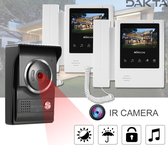 Dakta® Deurbel met camera | Twee-weg parlofoon | Intercom | LCD scherm | Video deurbel | Elektrische deurbel