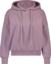 Hunkemöller Nachtmode Dames Hoody lange mouwen Boyfriend Brushed  - Paars - maat L