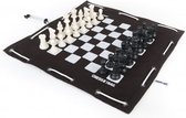 CHESSBAG schaakspel Jute Zwart