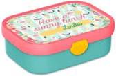 Mepal broodtrommel - Flamingo - Met naam, foto en kleur bedrukken - Mepal Lunchbox