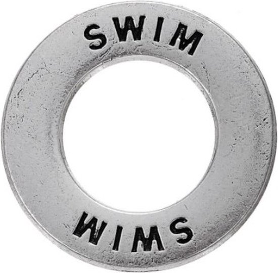 Porte-clés - Oranje - Nager - Triathlon - Natation - Sport - Pendentif - Cuir - SportPresent - Bijoux de sport - Bijoux - Équipe - Cadeau d'équipe