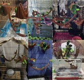 Sugar Glider Cage Hamac Jouets 5 Pièces Écureuil Hamster Jouer Petits Animaux Jungle Nest Accessoires de vêtements pour bébé