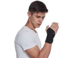 Boersport® Orthopedische Polsbrace met Spalk – Ondersteuning bij Carpaal Tunnel Syndroom & Polsklachten – Links – Unisex – Verstelbaar