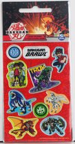 Bakugan Stickervel Brawl Junior Rood 10 Stickers