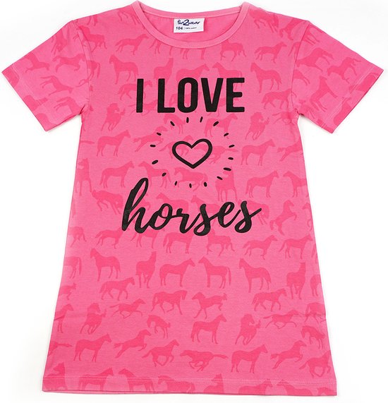 Fun2Wear Love horses azalea pink mt